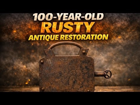 100-Year-Old Rusty Antique MachineRestoration |Satisfying Vintage Tool Revival