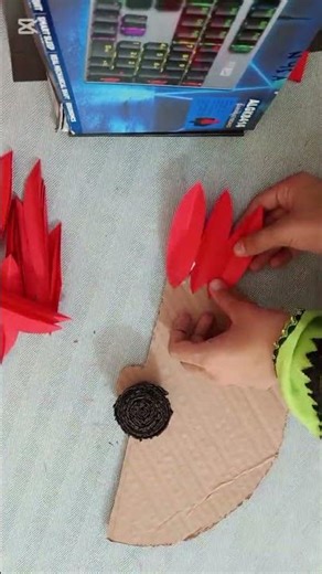 how to make a beautiful flower for wall hanging