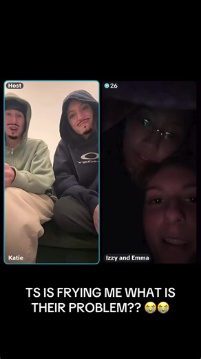 This lowk gave me war flashbacks to the frozam and TWH live where they couldn’t tell if Izzy and Emma were being srs or not 😭😭 #izzyandemma #katieb #rileyhubatka #funny #fyyy @Izzy and Emma @izzy @Emma Fuente @Katie @Riley