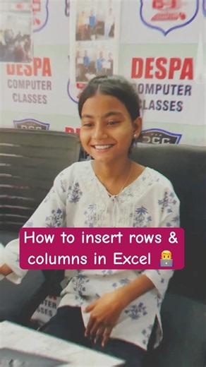 Row & Column Insert in 1 Second! 👨‍💻#share
