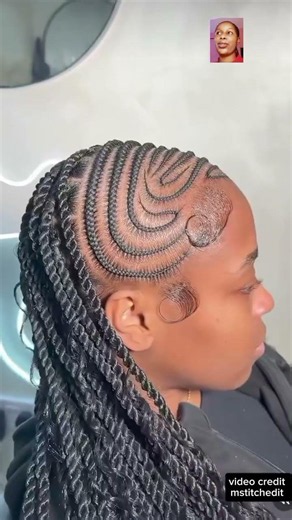 One side braid hairstyle tutorial #hairtutorial