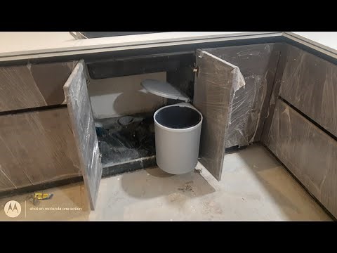 hou to make kitchan dustbin l installation l Everyday habits for a clean kitchen l smart dustbin