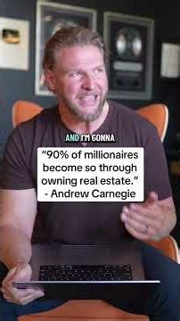 “90% of millionaires become so through owning real estate.” - Andrew Carnegie