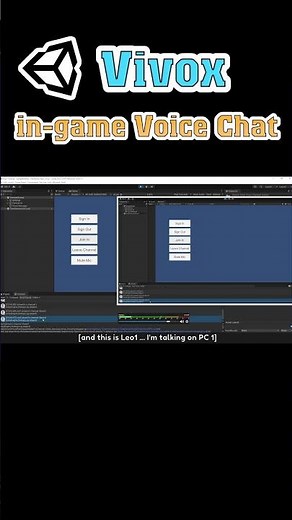 Unity : How to use Vivox ingame voice chat in Visual Scripting #madewithunity #gamedev