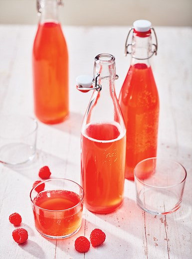 Kombucha maison à la framboise et à l’hibiscus | RICARDO