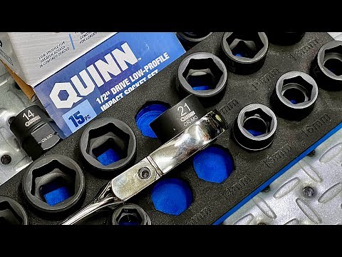NEW - QUINN 1/2 in. Drive Metric Low-Profile Impact Socket Set - Item 59770