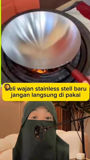 cara seasoning wajan steinless baru biar anti lengkett #tips #peralatanrumahtangga #seasonings | Citra UFa