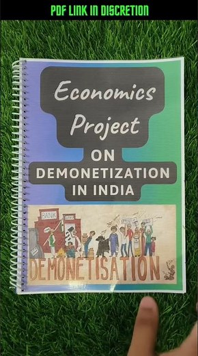 Project On Demonetization in India Class 12th