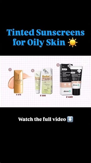 Oily Skin? Try These Tinted Sunscreens