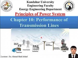 Power System Chapter 10: Performance of Transmission Lines