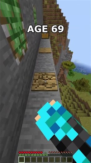 Minecraft How To Escape Traps At Different Ages😉(Bumble Bee) #minecraft #shorts