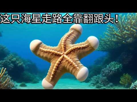 邪恶派大星！见过会翻跟头的海星吗？看完刷新认知！【奇奇de海洋】