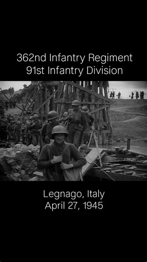 G.I. Stories 1941-1945 | April 27, 1945 – Soldiers of the 362nd Infantry Regiment, 91st “Powder River” Infantry Division cross the Adige River at Legnago, Italy.... | Instagram
