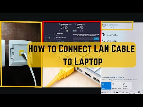How to Connect LAN Cable to Laptop | Easy Step-by-Step Guide | #LANConnection #EthernetCable