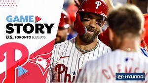 19K views · 433 reactions | The best team in baseball!  The Phillies blow out the Blue Jays, 10-1, for their seventh straight win! See how they got there in the Phillies Game Story! | Hyundai | NBC Sports Philadelphia | Facebook