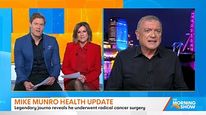 Mike Munro gives a big health update. Entertainment editor @newmrpford has more. #TMS7 – Straight after Sunrise, weekdays on Channel 7 and 7Plus | The Morning Show