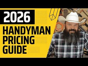 2026 Handyman Pricing Guide - My Exact System Revealed!