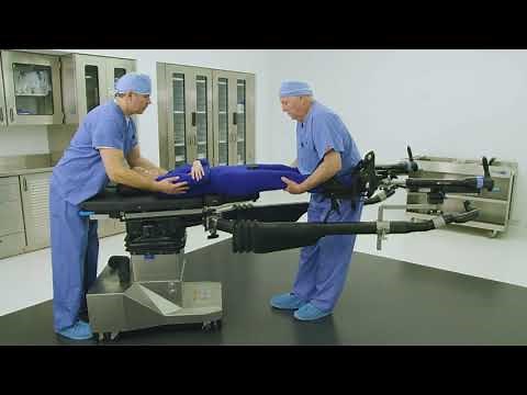 Procedural Setup for STERIS OT 1200 Orthopedic Surgical Table – Anterior Total Hip Arthroplasty