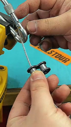 3.8K views · 12 reactions | steel cable loop knot #steelwire #metalwire #chain #fasteners #fastening #toolstour | The Poster Vault | Facebook