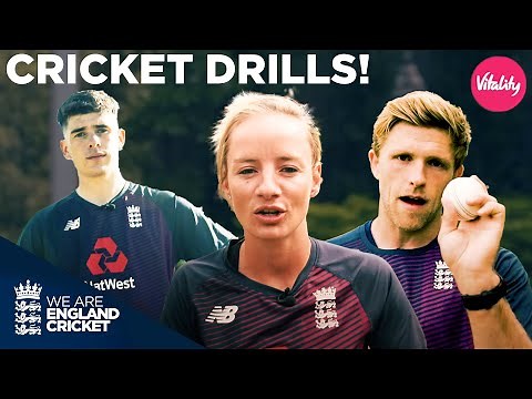 DIY Cricket Drills! | Tips & Tricks From England Cricket Stars | Vitality Fit 4 Cricket