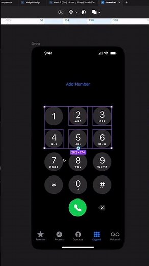 📱 Creating a lifelike prototype of a phone keypad using Figma’s latest variables feature!