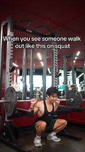 When you see someone walk out like this on squat #squat #squatchallenge #legs #gymbeginnersguide #gymtipsforbeginners #gymtips #gymrat #GymTok #gymlife | Physique