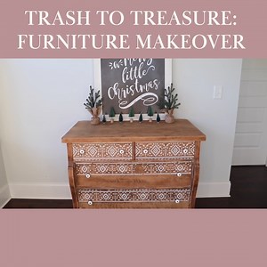 Trash To Treasure | Furniture Makeover | I Can't Believe I Paid For This! | Pretty Distressed