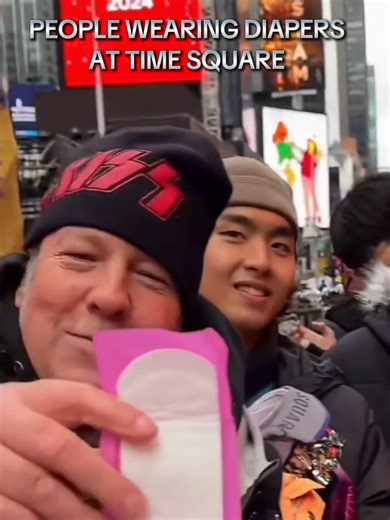 You can't leave your spot at time square to use the bathroom. If you do you lose it. #timesquare #ny #balldrop #newyears