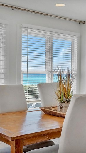 60 feet of private Gulf-front living in Seagrove Beach ✨ This rare, one-level coastal retreat offers uninterrupted views of the Gulf and direct beach access—nestled just minutes from Seaside along scenic 30A! Designed with elegance, the open-concept layout flows seamlessly from the chef’s kitchen to the living area and out to the private Gulf-front deck perched on one of the area’s highest points. MLS #972246 Features You’ll Love: - Just across the street from fine dining Seagrove Village Market