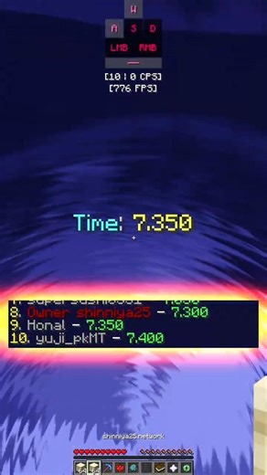 leaderboard #shorts #minecraft