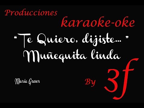 Karaoke Muñequita linda
