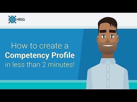 How to create a Competency Profile in less than 2 minutes | HRSG.ca