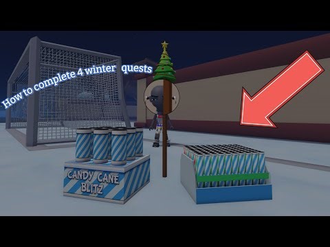 How to complete 4 winter quests | Fireworks Playground | Roblox