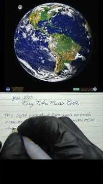 The Big Blue Marble 🌍 Ennui to Ink X NASA APOD