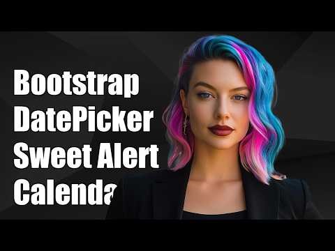 Using Bootstrap DatetimePicker with Sweet Alert 2 - Display calendar over alert