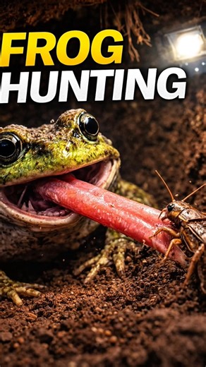 #Frog Hunting with Long Tongue | Amazing Frog Catching Insects | Frog Eating Worm | Wildlife Hunting