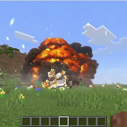AIRSTRIKE in minecraft 😱..