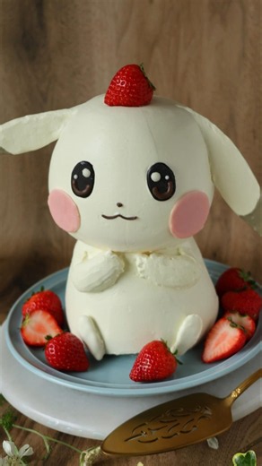 A gift for a 5-year-old girl🎁 #PocoAPokemon #Baking #Pokemon #cake #pokopia #cake