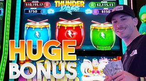 1.1K views · 14 reactions | Huge Win On A Thunder Drums Slot Machine At Coushatta Casino Resort! | The Reel Kid | Facebook
