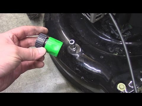 Lawn Mower Deck Wash Kit Install