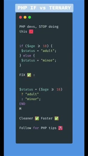 PHP code doesn’t need to be ugly.Clean code = faster reading + fewer