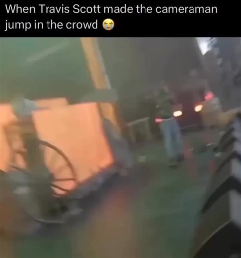 Rap by Raptv on Instagram: "Travis Scott’s shows are known for unpredictable and high-energy moments, including a viral incident where he encouraged a cameraman to jump into the crowd during one of his performances. The clip spread widely online, showing Scott hyping up the moment and treating it as part of the show’s excitement rather than just a behind-the-scenes job. Fans reacted loudly as the cameraman joined the audience, and the moment became another example of how Scott often blurs the li