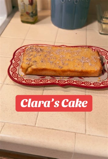 If you were in the online cooking circles of the 2010s like me, no doubt you came across, and fondly remember, the wonderful web series “Great Depression Cooking”. Starring Clara Cannucciari, known to her fans as “Nonna Clara”, it featured recipes that got Clara and her Italian immigrant family through the Great Depression. Everyone loved her recipes so much that she came out with a cookbook, “Clara’s Kitchen”, which is where this recipe comes from. This recipe is for a simple cake Clara’s mom w