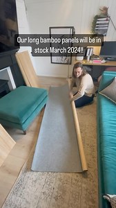 These long unvarnished bamboo panels will be available on Amazon UK from March 2024 🙌🏼 Price - TBC Size - 240cm x 120cm Sign up to our mailer on our website to be notified as soon as they go on sale. We only have 500 of these total so be quick before they sell out 💨 #polewrap #polewrapuk #amazon #diyherway | DIY HER WAY