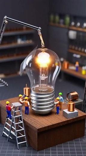 Mini Builders Construct a Giant Bulb