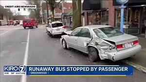 Video: Metro bus driver has medical episode behind the wheel; crashes into parked cars