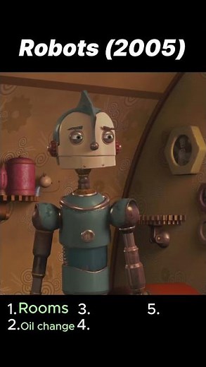 Robots (2005) | Aunt Fanny's rotating room for Rodney and the Gang.