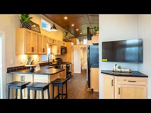 The Incredibly Beautiful Tiny House Model "Series 5 Loft". Design by "Elevation Park Model Company"