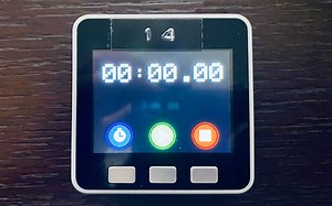 【M5stack】设计新手第二次用M5做的简易计时器（附源文件）（课堂作业）