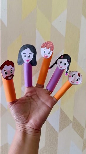 FAMILY FINGER PUPPETS 🏠 | PREPRIMARY | PRESCHOOL